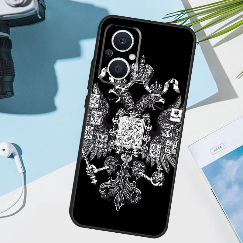 Russian Empire Coat of Arms Cover For OPPO Reno 13 F 10 11 12 14 Pro 11F 12F 14F 7 8 Lite OPPO Find X9 X8 X5 X6 Pro Case