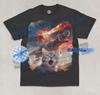 Cat Dinosaur Meteorite T-Shirt Funny Cat Selfie Meme Graphic Unisex Shirt