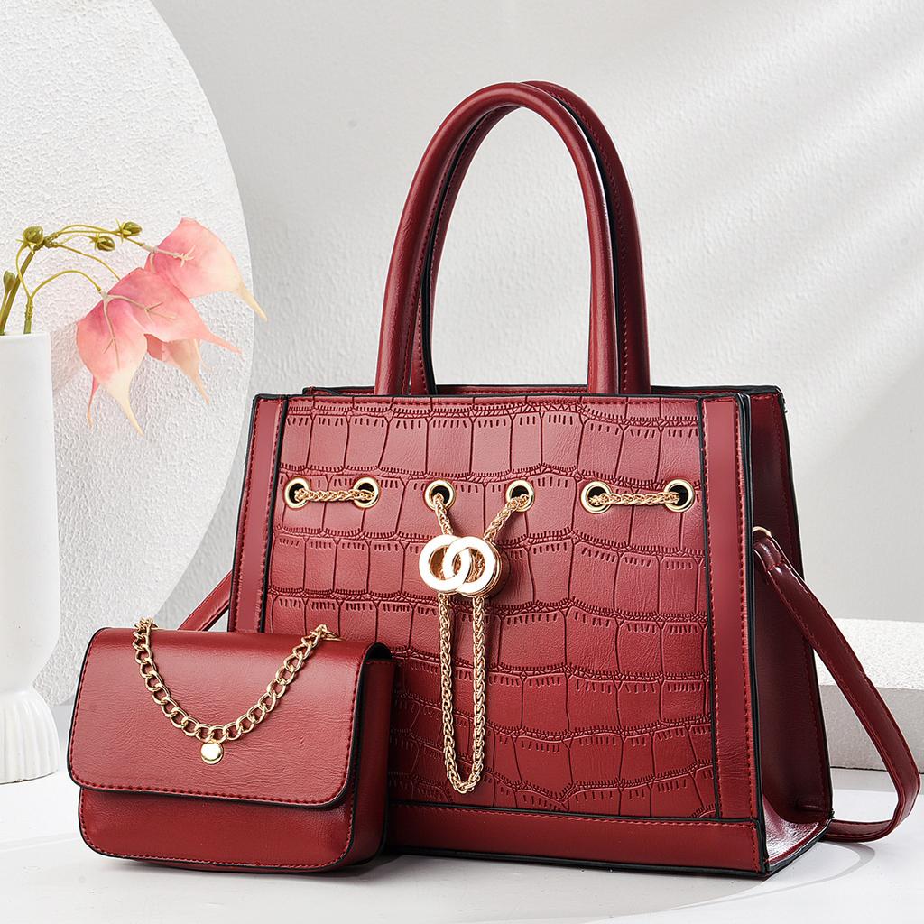 New High Appearance Level Handbag Chain Small Bag Stone Pattern Trend Shoulder Bag with Large Capacity Crossbody Bag