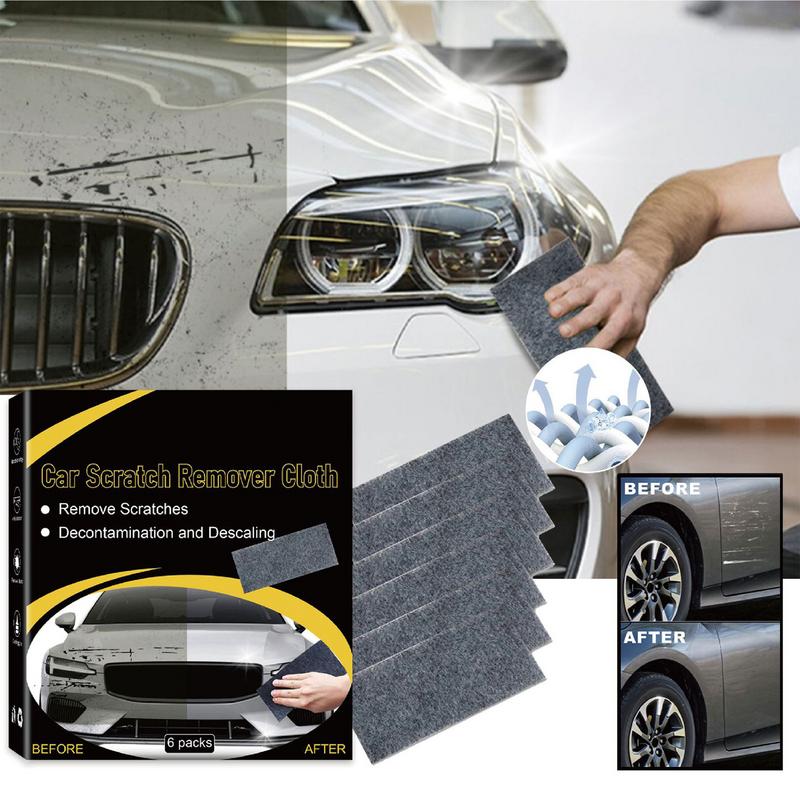 Șervețele auto pentru repararea zgârieturilor, 6 buc, Nanosparkle, lavetă de curățare auto, spălătorie auto, consumabile pentru repararea zgârieturilor