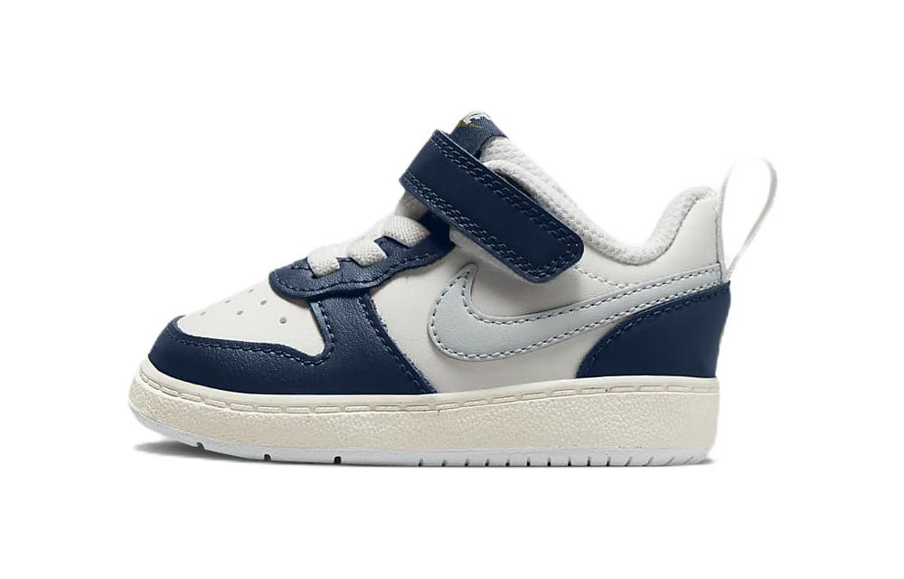 

Nike Court Borough Low 2 Low top Toddler Shoes White Blue Infant And Toddler BQ5453-121 27