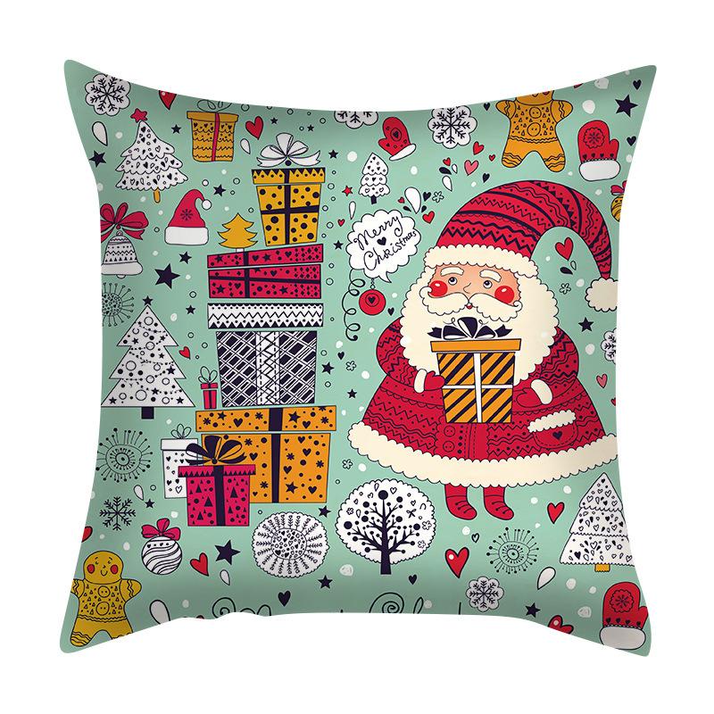 Cartoon Pillowcases Christmas Nordic Cross-border Special for Living Room Bedroom Cushion Cushions