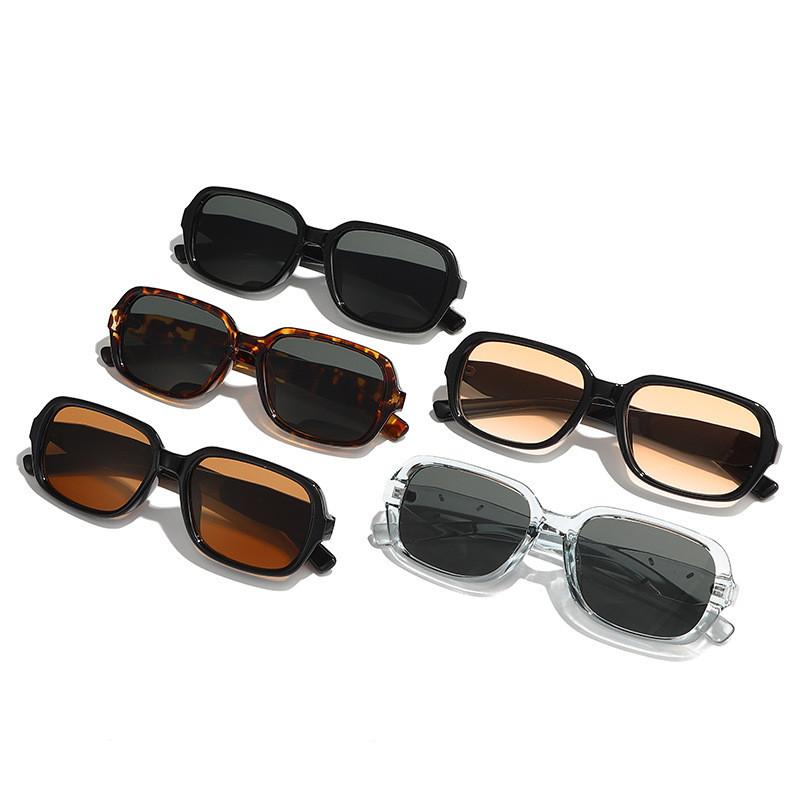 Gm Vintage Square Sunglasses With Uv400 Protection For Fashionable Travel And Parties
