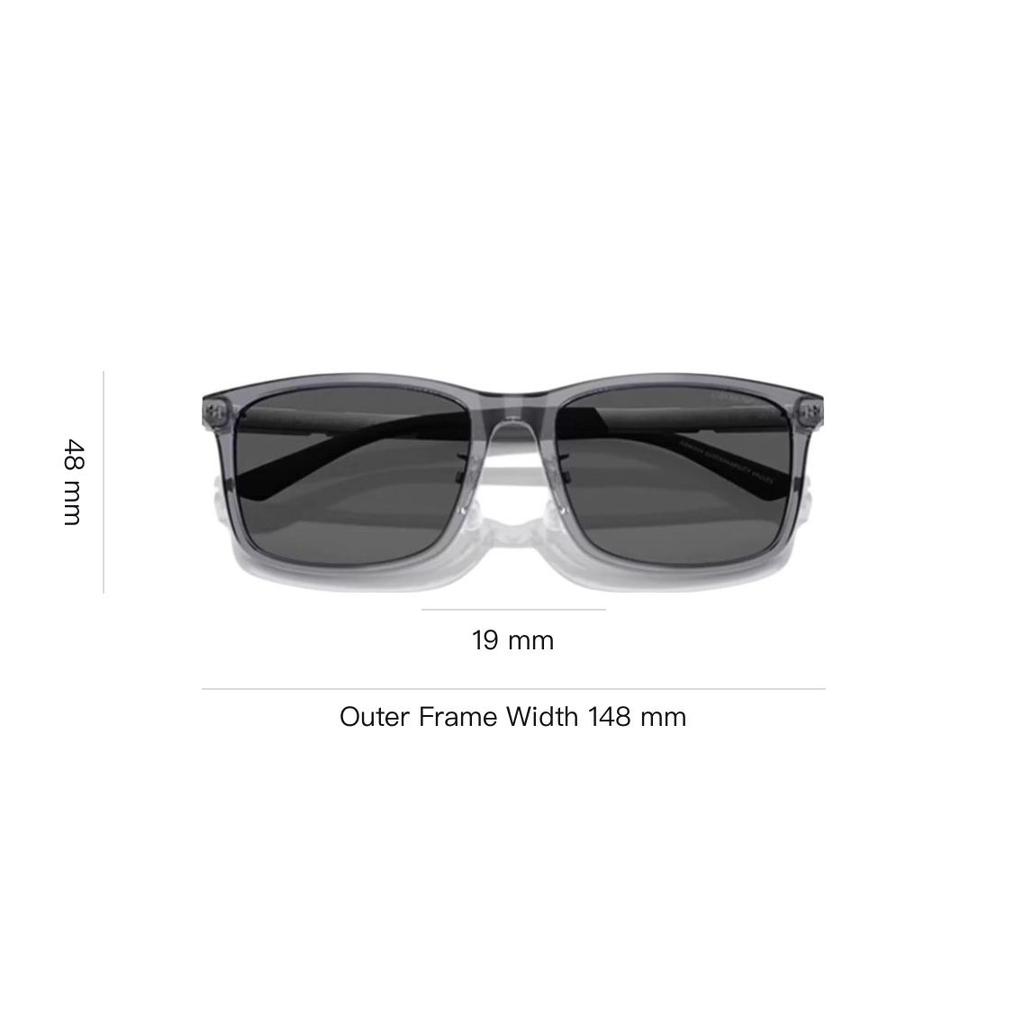 Emporio Armani Square Sunglasses Unisex sunglasses Transparent-Gray EA4241D-620687