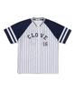 CLOVE [26Sm Clove] Numbering Stripe Baseball Shirt (Navy)