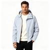 Men's Hooded Windbreaker Jacket Windproof Lightweight for Spring Fall Outdoor Hiking Everyday Wear