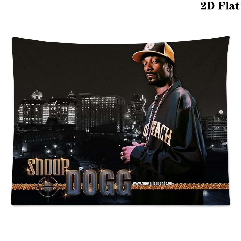 Snoop Dogg Wall Tapestry Aesthetic Wall Hanging Printed Fabric Blanket Decorative Tapestries for Bedroom Living Room Home Decor