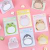1 Piece Adhesive Kawaii Cartoon Animals Sticky Notes Notepad Memo Pad Office School Supplies Stationery Sticker