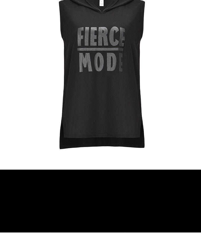 Women's Quick-Dry Sleeveless Hooded Sports Vest for Running & Yoga