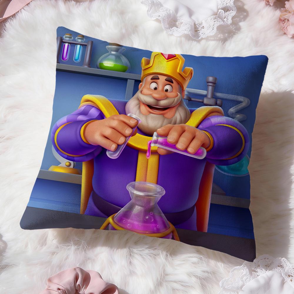 Royal Match game Cushion Cover Premium Comfort Reversible Pillow Cove -Two in One Design for Any Room & Car Interior