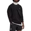 Adidas Juventus Graphic Print Loose Fit Crew Neck Football Sweatshirt Men Tops Black HD8866