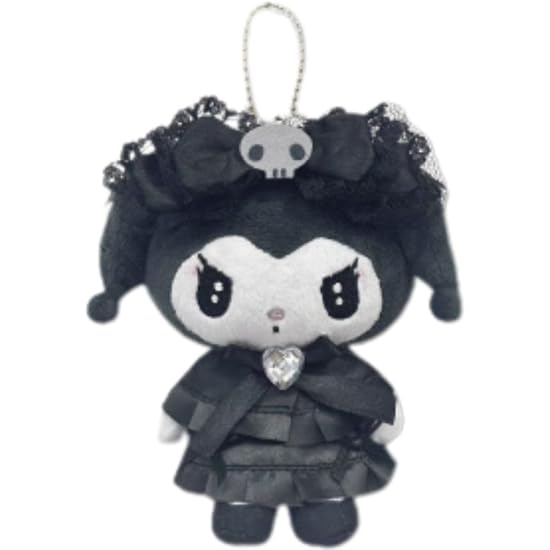 Hatakeyama Shoji Sanrio Mascot Pouch Melo-Kuro Kuromi, approx. 13cm total length, 63203204 B0FDGBWDGQ