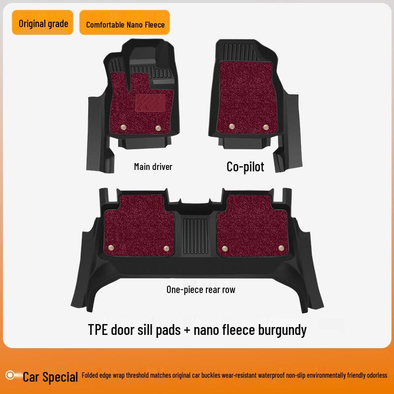 2025 Nissan X-Trail Honor Full Coverage TPE Floor Mats