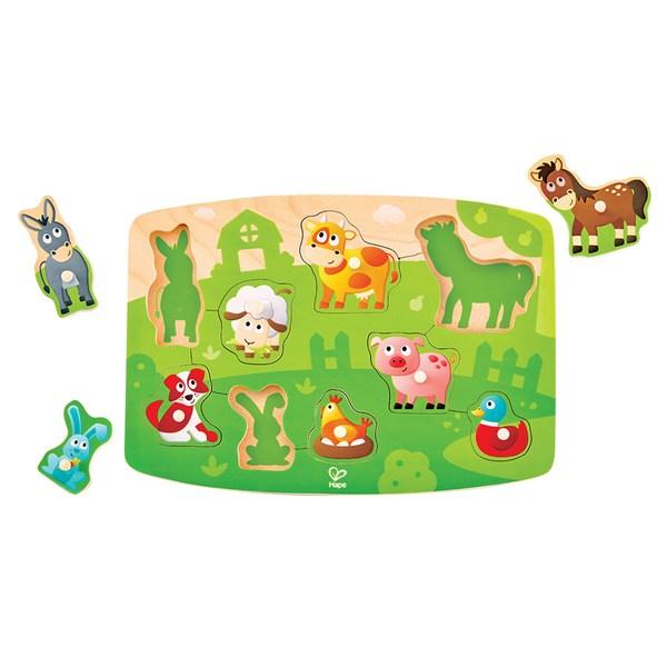 

Live in Hame Farm Puzzle, 1 set, 9 pieces, Korea Best Toddler Puzzle