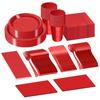 Disposable Solid Color Party Tableware Set - Plates and Cups for Birthday Celebrations