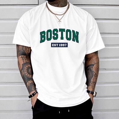 Retro Printed Men's New Cotton T-shirt