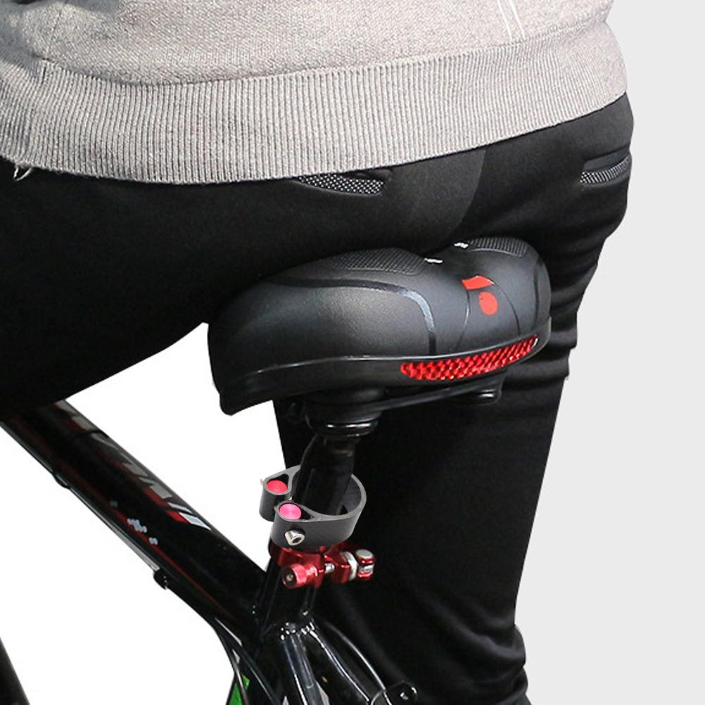 Bike Seatpost Clamp 3K Carbon Fiber Ultra Light Seat Tube Clip Bike Seat Post Clamp for MTB Mountain Bike Road Bike