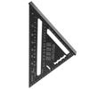 Protractor d'angle pour toiture 7 pouces Alliage d'aluminium Oxydation noire  (  )