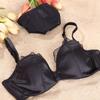 Conjunto de ropa interior sin costuras para mujer, sujetador Sexy de copa 1/2 y bragas de malla, copa fina francesa, lencería cómoda, sostén push-up, Europa