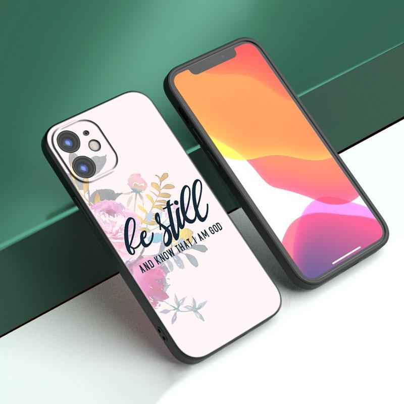 Bible Jesus Christ Christian Case For Apple iPhone 14 13 12 Mini 11 Pro Max 7 8 XR X XS 7 8 Plus SE 2020 2022 Black Cover