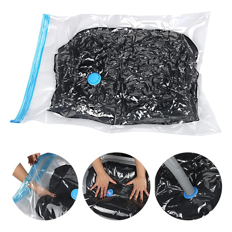 Trendy! Vacuum Bags for Clothes - Pack of 10 40 X 30 Cm Reusable Storage Bags Vacuum Bags with Seal and Space Saving Travel Bags