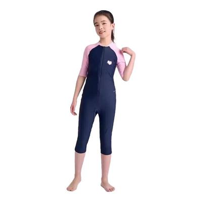 Decathlon Girls' Long Sleeve Two-Piece Swimsuit