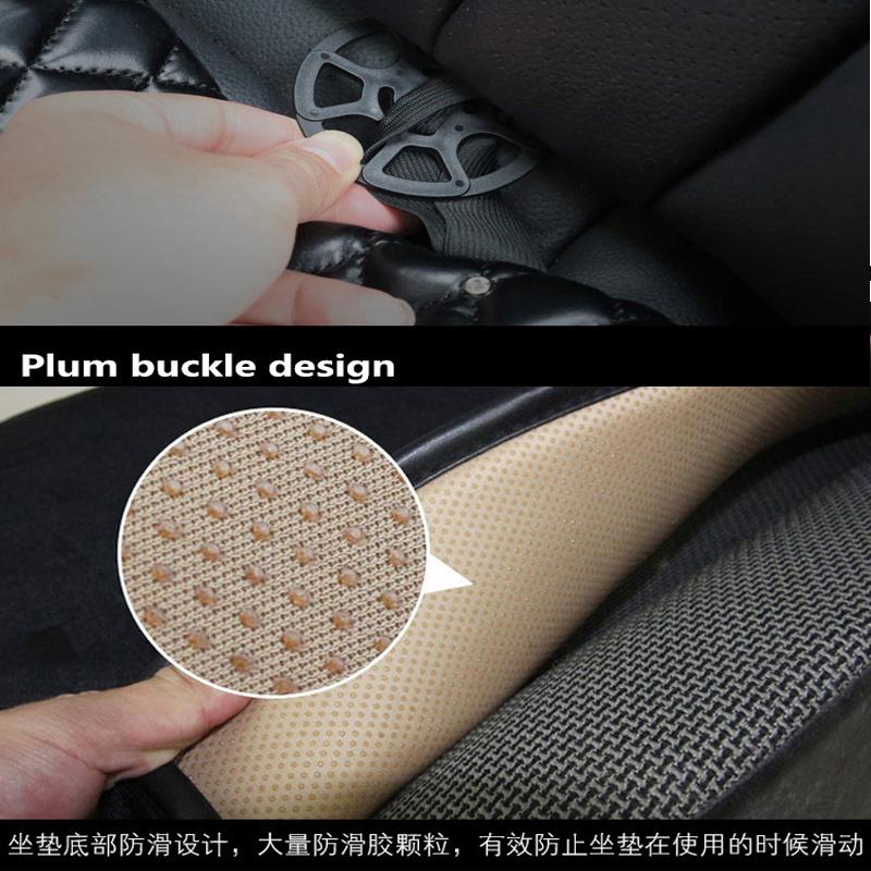 New Top Quality Sofa Puff Leather Universal Car Seat Cover Fashion Crown Rivet Auto Seat Cushion Pad Protector Auto Accessories