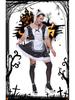 Přeshraniční halloweenský karneval: Sexy Pánský Kostým Cosplay Služky
