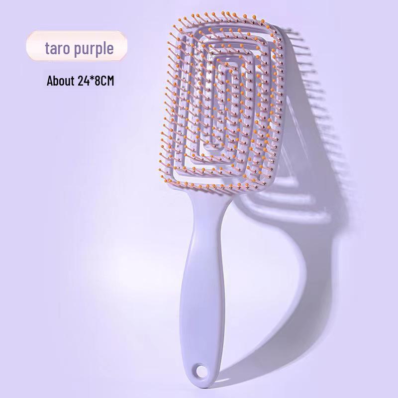 Fluffy Ribbed High Skull Airbag Comb for Men's Curly Hair Styling