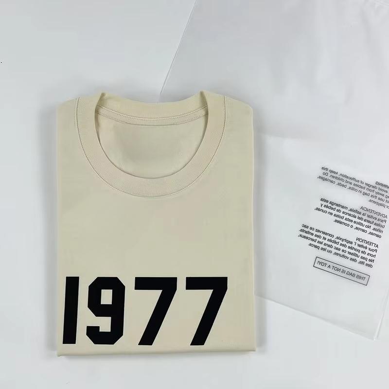 Trend Brand 1977 Digital Printing Men's and Women's Crew Neck Short-sleeved T-shirt Couple's Summer American Trendy Brand