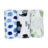 80*80cm  Multi-Functional Watercolor Printing Elastic Ultra-Flexible Towel Swaddle