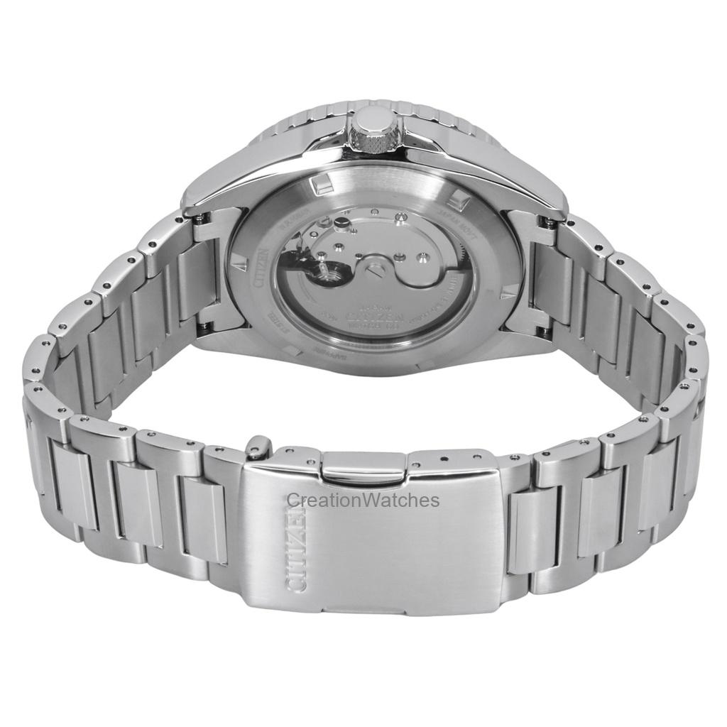 Citizen Sport Edelstahl Hellblaues Zifferblatt Automatik NH7530-52L 100M Herrenuhr