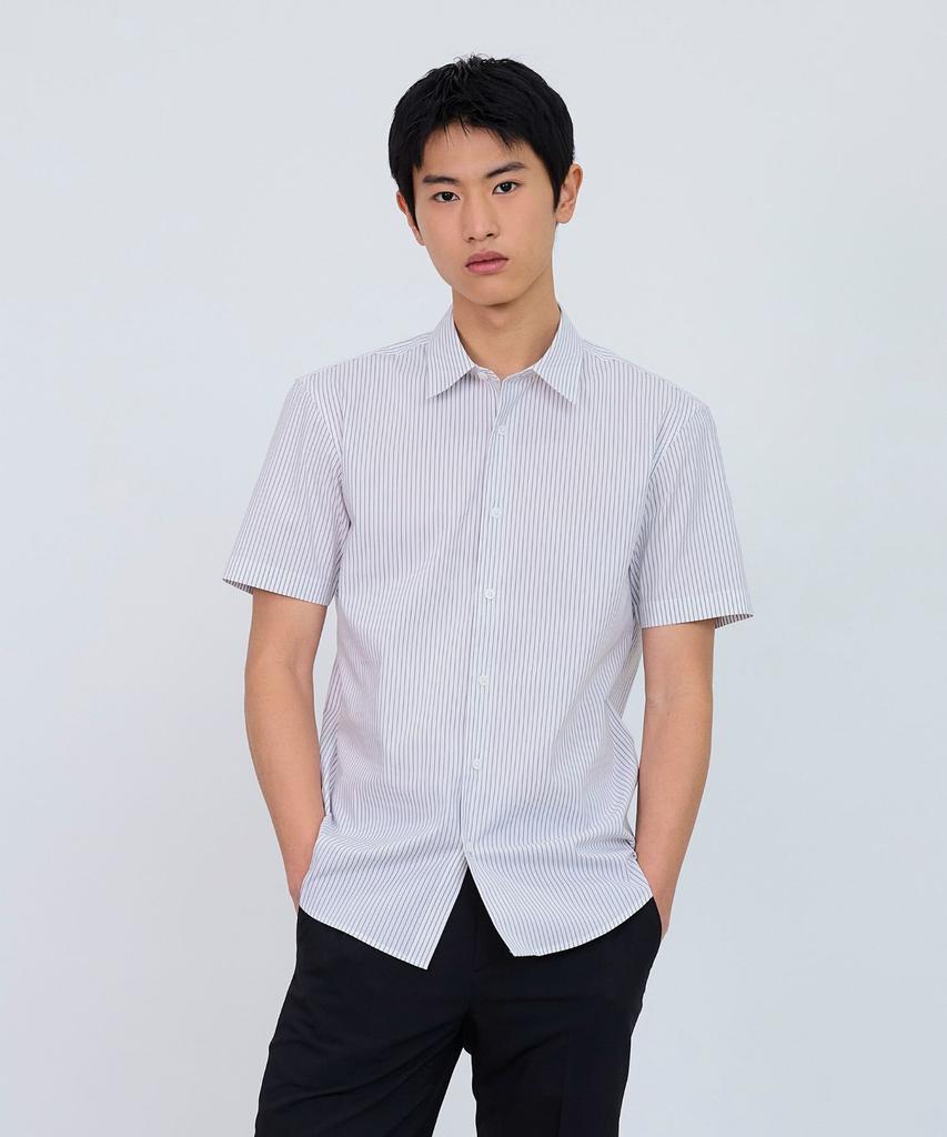 MINDBRIDGE [Set][Easy Care] Spandex Dress Short Sleeve Shirt - 10 Colors (Type B)