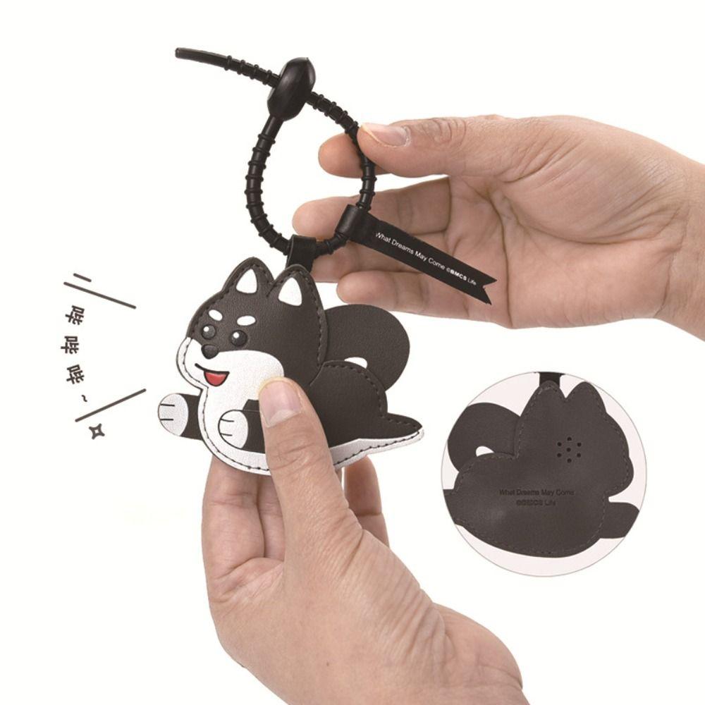 Novelty Puppy Key Chain Pinch Called Car Ornaments Creative Bibi Puppy Pendant  Gifts
