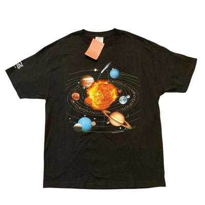 Vintage Solar System Sun Planets Very Large Array Black T-shirt XL NWT 1998 90s