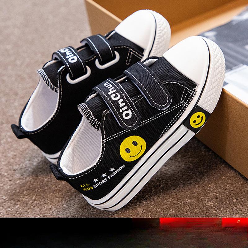 New Children's Comfortable Wear-resistant Non-slip Casual Canvas Low-top Sneakers