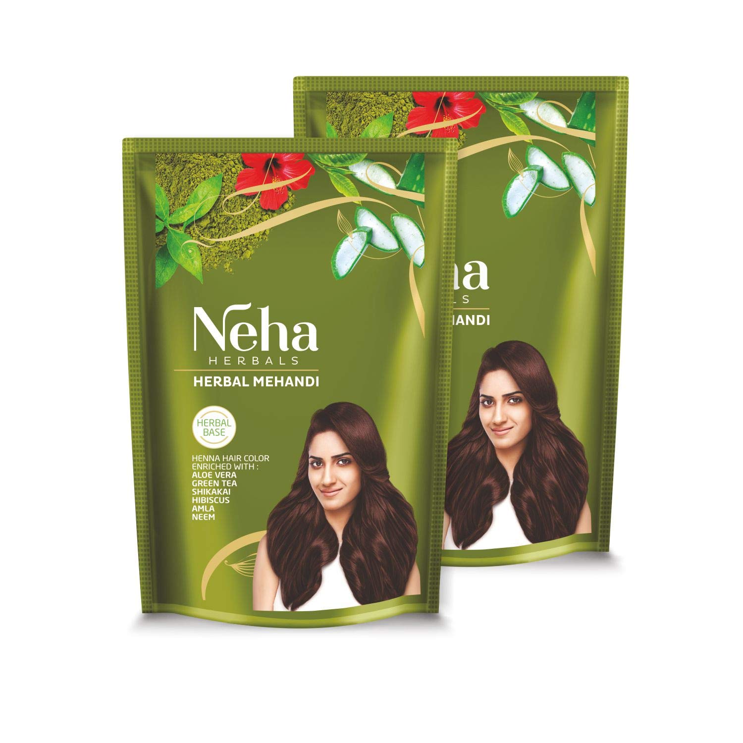 

Neha Herbals Natural Henna Powder 500 g x Pack Of 2 For Soft Shiny Hair Nourishing Herbal Hair Color And Conditioning Mehndi For Men Women