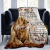 1pc Lioness and Cub Love Blanket Home Decor, Throw for Couch, Outdoor Blanket .W097