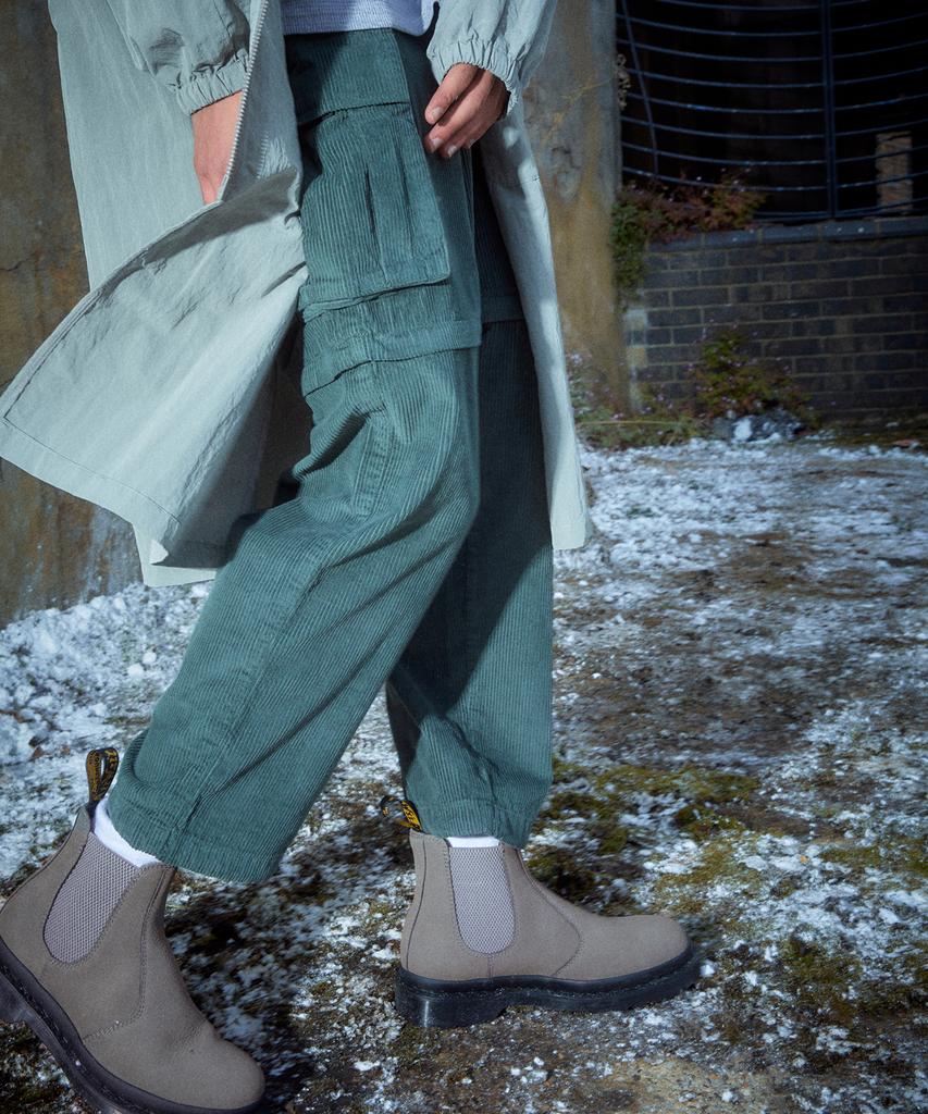 Dr.Martens 2976 Chelsea Nickel Mild Nubuck Wp Grigio / 31130059