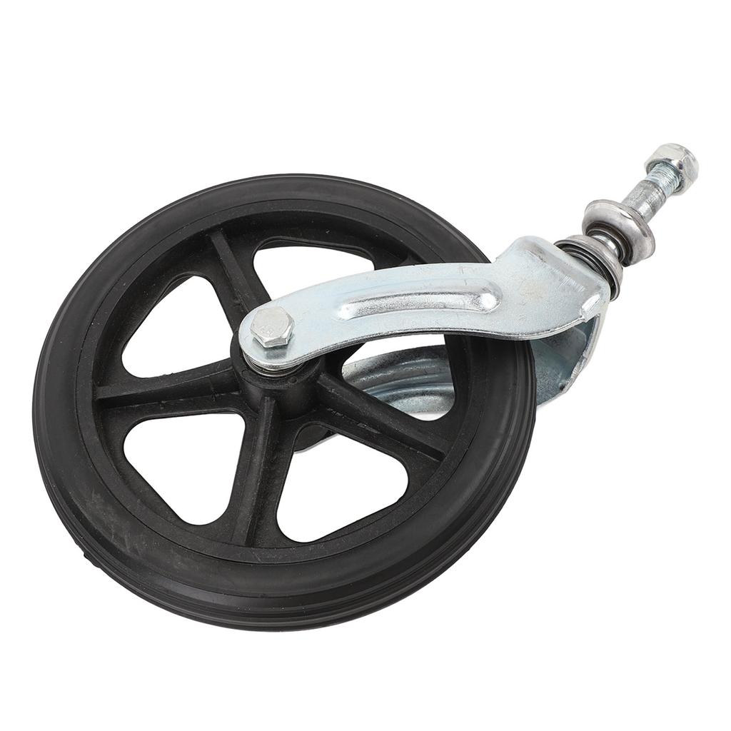 6 Inch Wheelchair Front Wheels with Front Fork Drive Steel Bearing Wheel Front Fork for Wheelchair