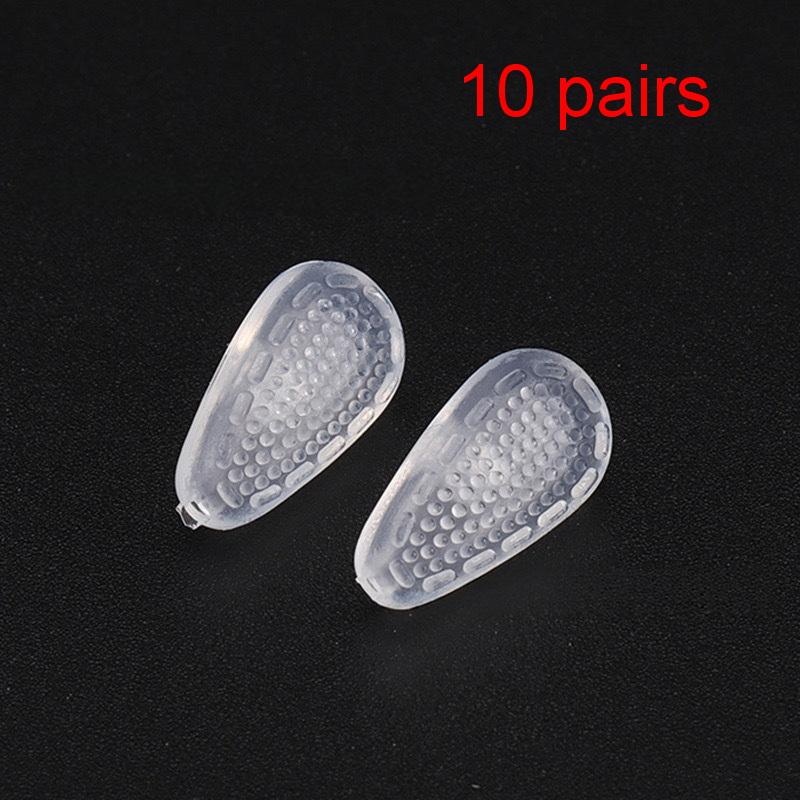 Screw-in Air Chamber Silicone Nose Pads Comfortable Anti-slip Oval for Daily Wear Glasses Sunglasses 10/50 Pairs
