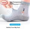 LANGSHA Extra Thick And Large Socks, 100% Pure Cotton, Men's Summer Thin Mesh Socks, Casual Breathable Mid-Calf Mesh Socks for Me