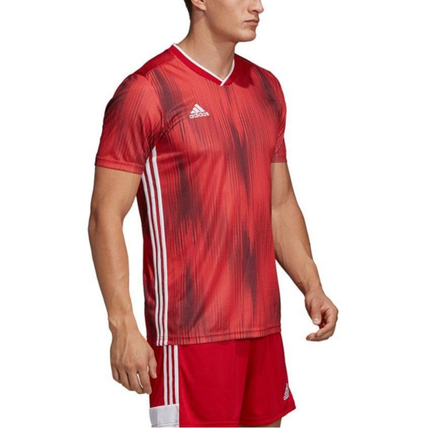 Adidas Soccer Jerseys Men's Red Moderate Straight Fit DP3531