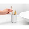 Copo para escovas de dentes Brabantia ReNew, branco para casa de banho