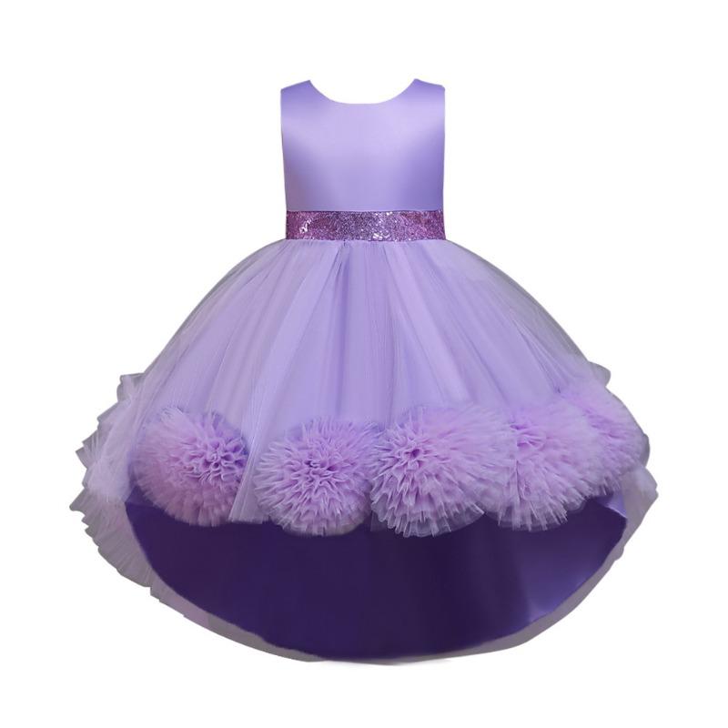 New Children's Dress Princess Dress Girl Flower Tail Dress Piano Performance Tutu Skirt Ready in Stock