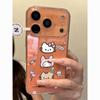 Hello Kitty Transparent Cartoon Case for Apple 13Pro/14/15/16/17 ProMax XS