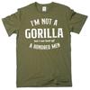 Funny Gorilla Vs Men Challenge Tee Shirt 100 Men Vs 1 Gorilla Money T-shirt