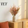UV Resistant Fake Plants Fall Artificial Flower with Eucalyptus Leaf, Lifelike Faux Plants, Non Wading for Autumn Thanksgiving Harvest Festival