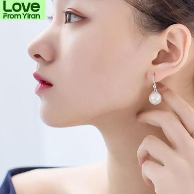 925 Sterling Silver Earrings Pearl Earrings Fashion Earrings Silver Pearl Earrings Fashion Student Temperament For Female