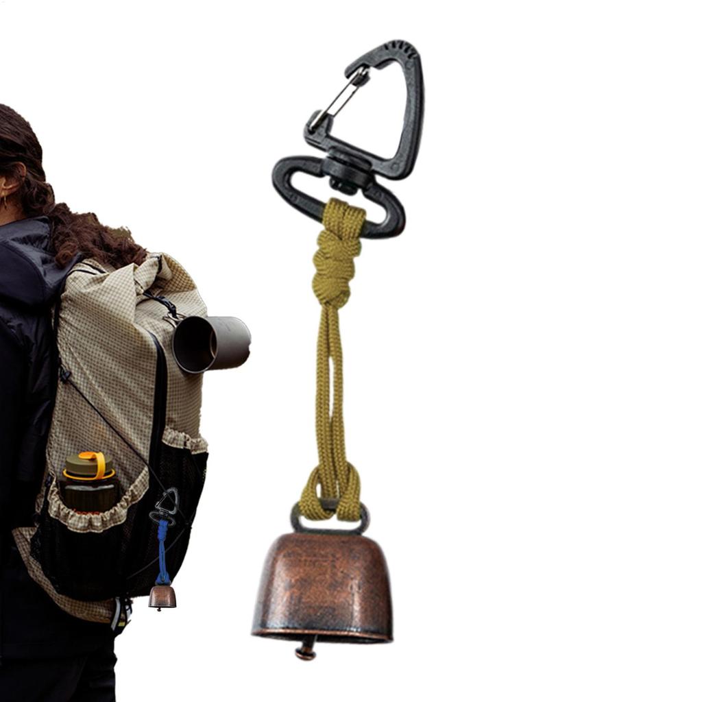 Loud Bear Bell Outdoor Camp Safety Supplies Trekking Safety Bell for Hikers Fishermen Visitors Dog Owners Travelers Hiking Trail